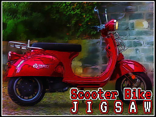 Scooter Bike Jigsaw Game Image