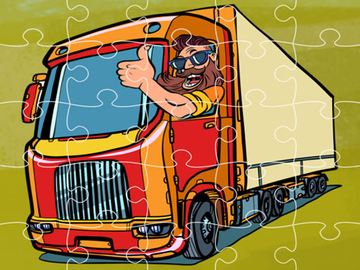 Semi Trucks Jigsaw Game Image