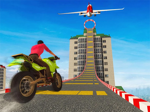 Sky Bike Stunt 3D Game Image