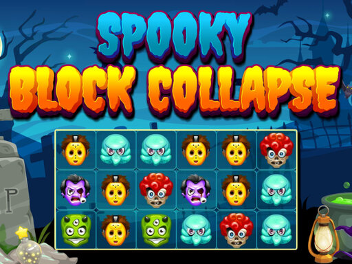 Spooky Block Collapse Game Image