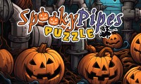 Spooky Pipes Puzzle Game Image