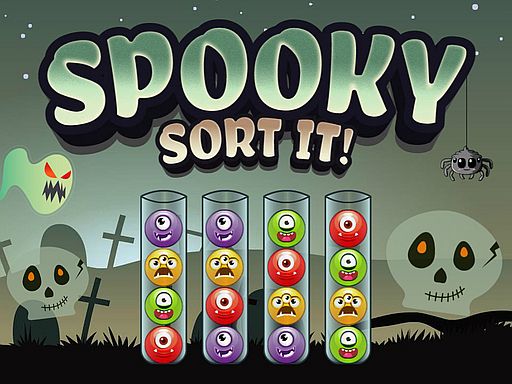 Spooky Sort It Game Image