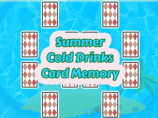 Summer Cold Drinks Card Memory Game Image