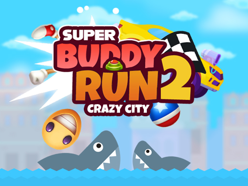 Super Buddy Run 2 Crazy City Game Image