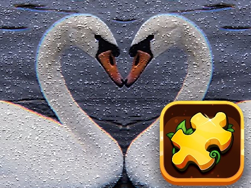 Swan Puzzle Challenge Game Image