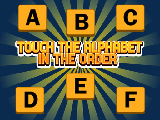 Touch The Alphabet In The Oder Game Image