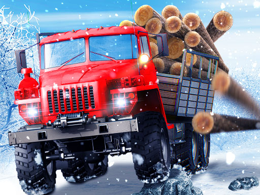 Truck Driver: Snowy Roads Game Image