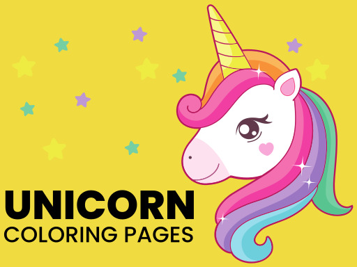 Unicorn Coloring Pages Game Image