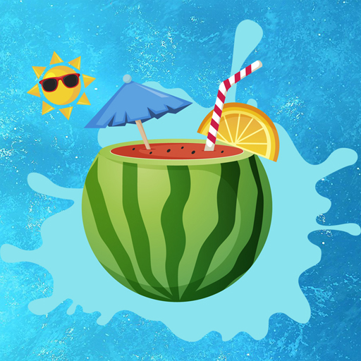 Watermelon and Drinks Puzzle Game Image