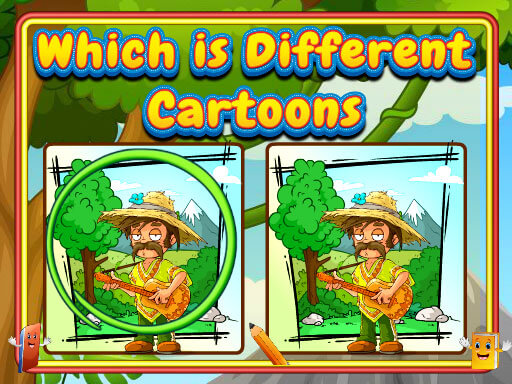 Which Is Different Cartoon Game Image