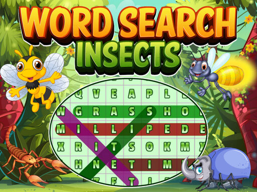 Word Search Insects Game Image