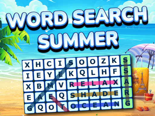 Word Search Summer Game Image