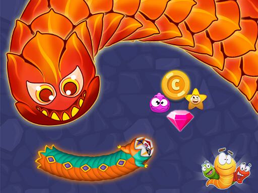 Worm Hunt - Snake game iO zone Game Image