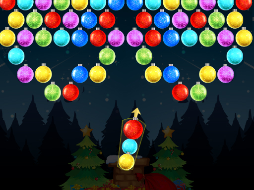 Xmas Bubble Army Game Image