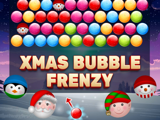 Xmas Bubble Frenzy Game Image