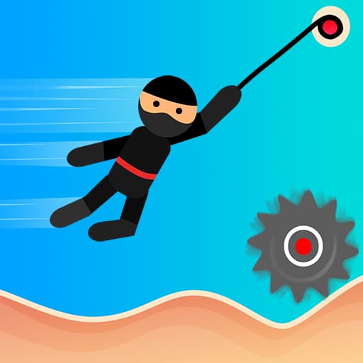 Play Stickman Rope Hook Catch And Swing